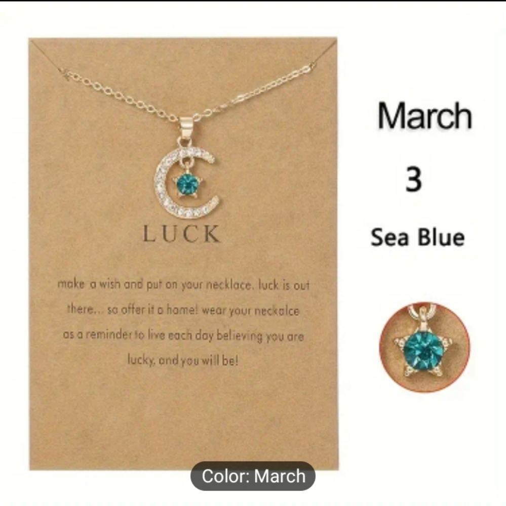 March Luck Necklace